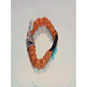 Everbilt Paracord Survival Bracelet Orange Adjustable NWT Outdoor Gear